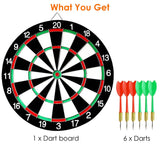 16-Inch Dart Board Game Set Everything Else - Tophatter Daily Deals