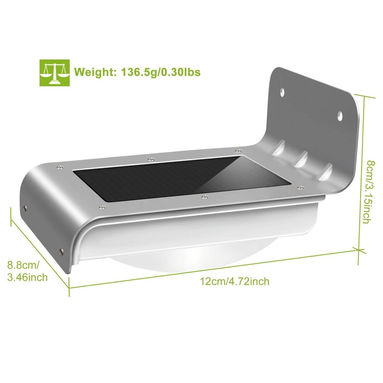 16 LEDs Outdoor Solar Wall Lights Outdoor Lighting - Tophatter Daily Deals