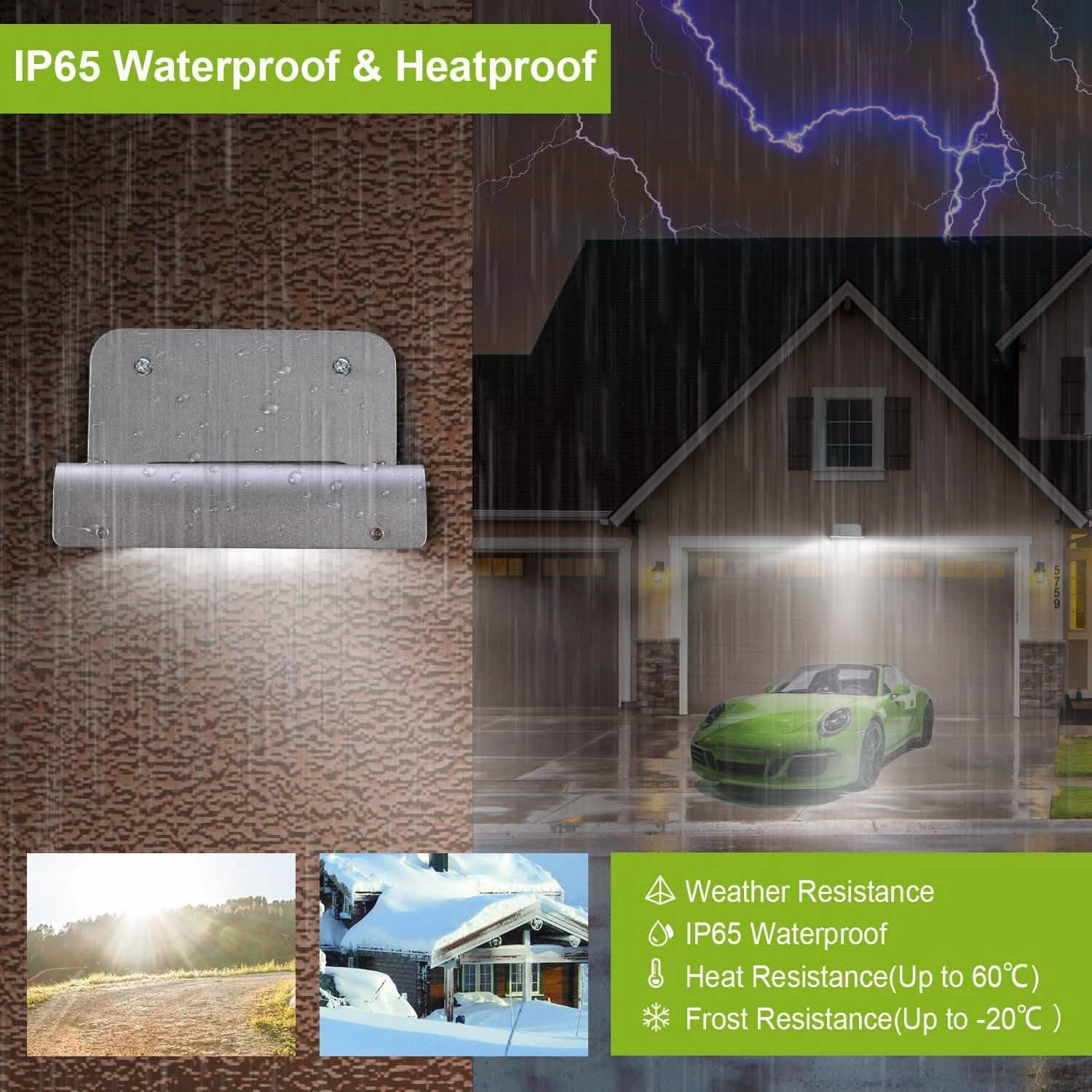 16 LEDs Outdoor Solar Wall Lights Outdoor Lighting - Tophatter Daily Deals