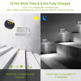 16 LEDs Outdoor Solar Wall Lights Outdoor Lighting - Tophatter Daily Deals