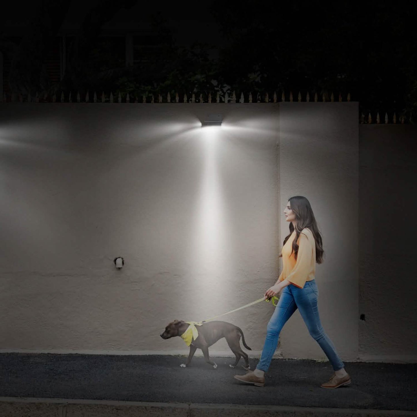 16 LEDs Outdoor Solar Wall Lights Outdoor Lighting - Tophatter Daily Deals