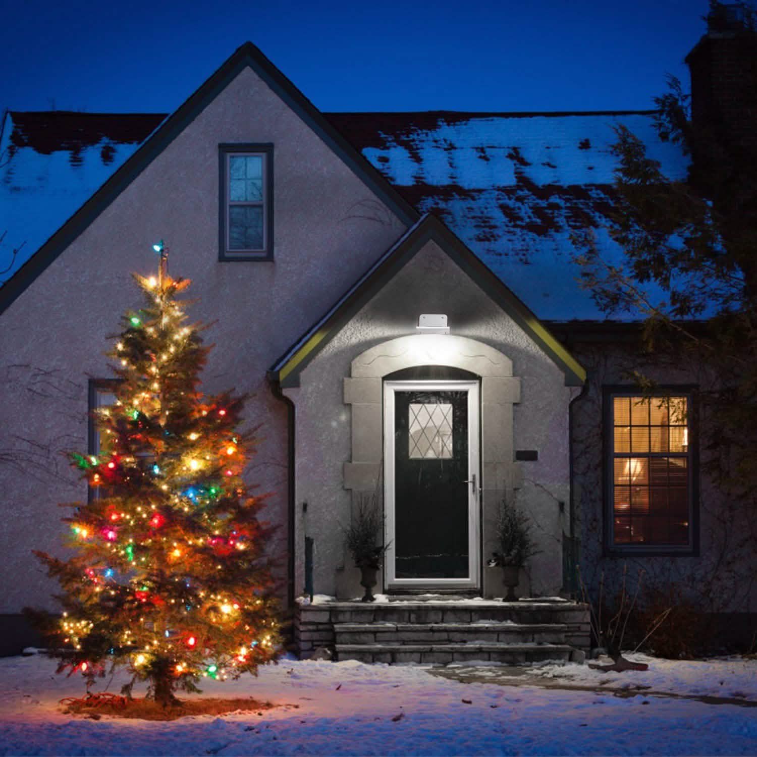 16 LEDs Outdoor Solar Wall Lights Outdoor Lighting - Tophatter Daily Deals