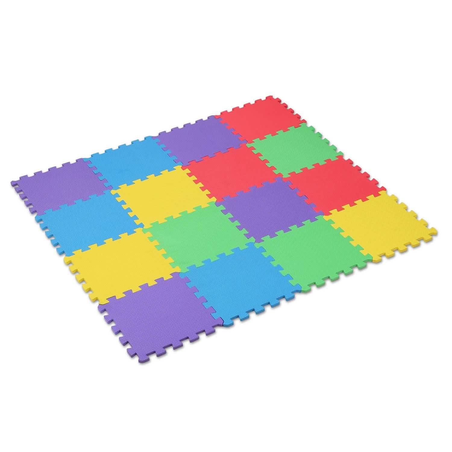 16-Pieces: Kids Puzzle Exercise Play Mat Toys & Games - Tophatter Daily Deals