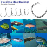 160-Piece: Offset Fishing Hooks Kit Outdoor Recreation - Tophatter Daily Deals