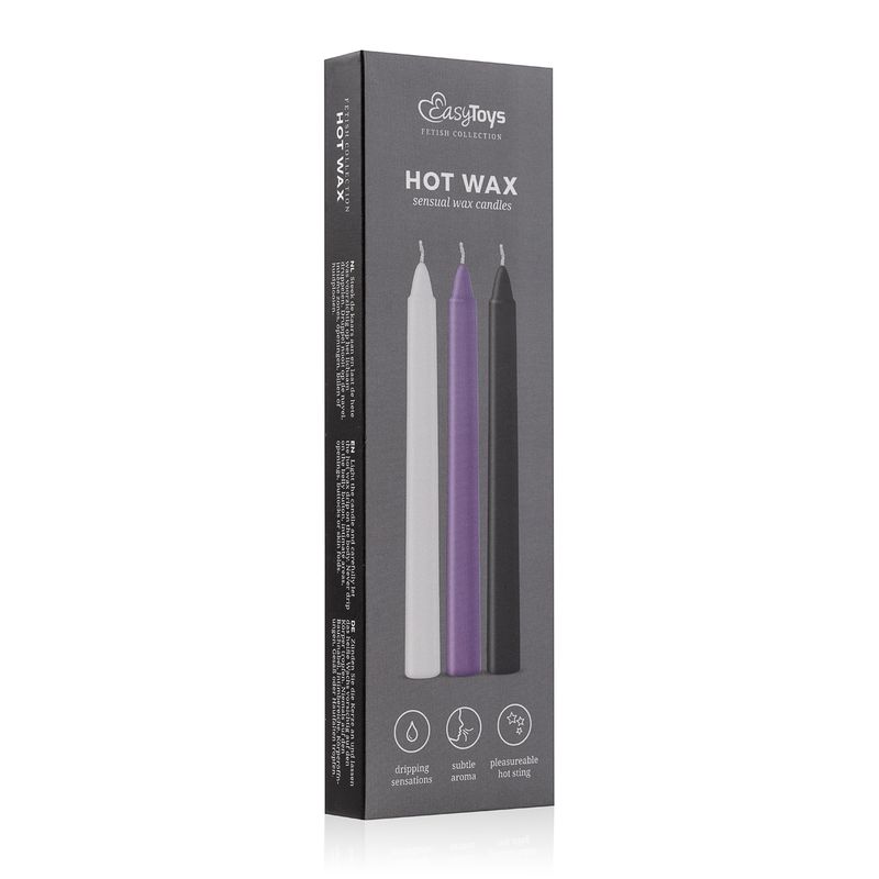 Sensual Hot Wax Candles 3 Piece Set – Body Play Candle Set > Candles > Drip - Tophatter Daily Deals