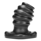 Butthole 2 Hollow Plug Medium Black Silicone > Anal Range > Tunnel and Stretchers - Tophatter Daily Deals