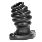 Butthole 2 Hollow Plug Medium Black Silicone > Anal Range > Tunnel and Stretchers - Tophatter Daily Deals