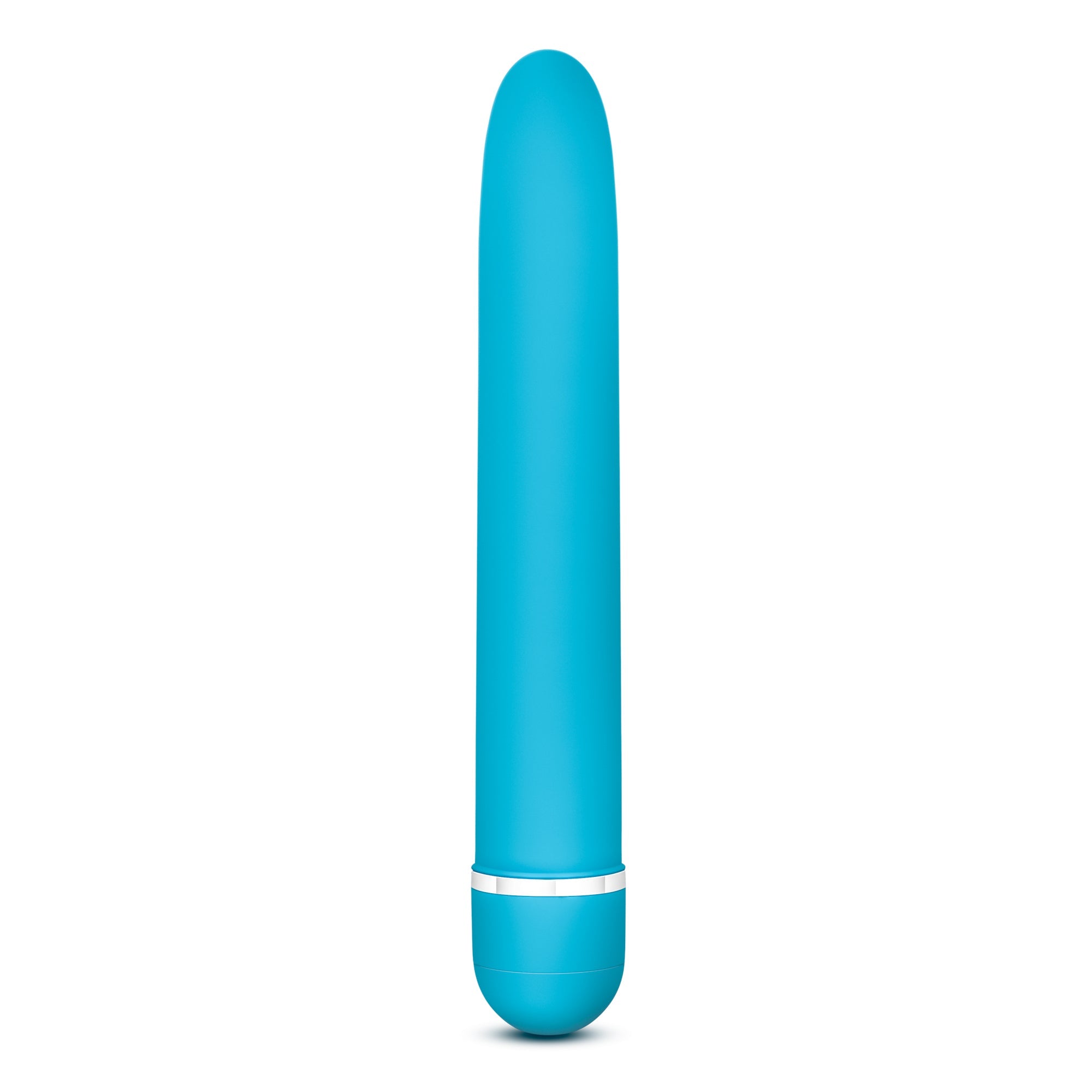 Rose Luxuriate Blue 7 Inch Vibrator with Satin Finish > Vibrators > Standard Vibrators - Tophatter Daily Deals
