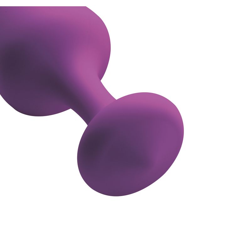 Purple Pleasures 3 Piece Silicone Anal Plugs Set > Anal Range > Butt Plug Kits - Tophatter Daily Deals