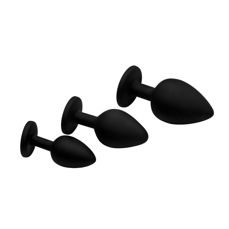 Dirty Words Anal Plug Set – Premium Silicone Training Butt Plug Set > Anal Range > Butt Plug Kits - Tophatter Daily Deals