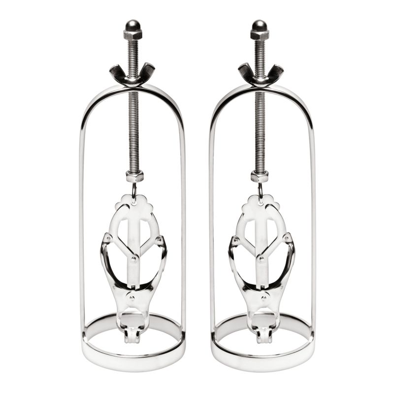 Stainless Steel Clover Clamp Nipple Stretcher > Sex Toys > Nipple Clamps - Tophatter Daily Deals