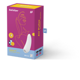 Satisfyer Curvy1+ White Clitoral Stimulator > Sex Toys For Ladies > Air Pulsation - Tophatter Daily Deals