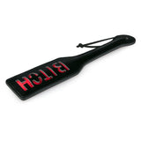 Vegan Leather Paddle - Black & Red - Imprints 'BITCH" > Bondage Gear > Paddles - Tophatter Daily Deals