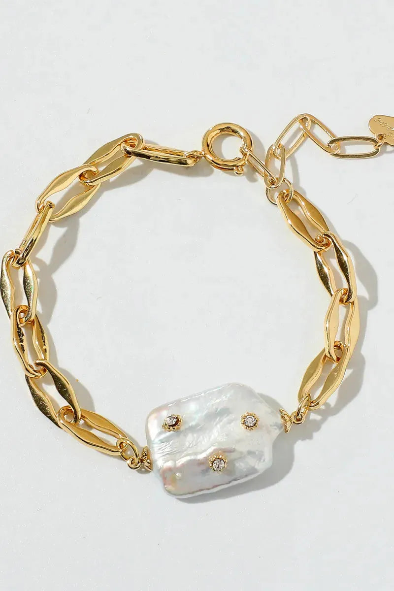Gold Plated Bracelet Gold One Size Bracelets - Tophatter Daily Deals