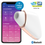 Satisfyer Love Triangle White - Compact Pleasure Device > Sex Toys For Ladies > Air Pulsation - Tophatter Daily Deals