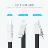 Applicable To Android Type-C Creative Mobile Phone Charging Cable 0 - Tophatter Daily Deals