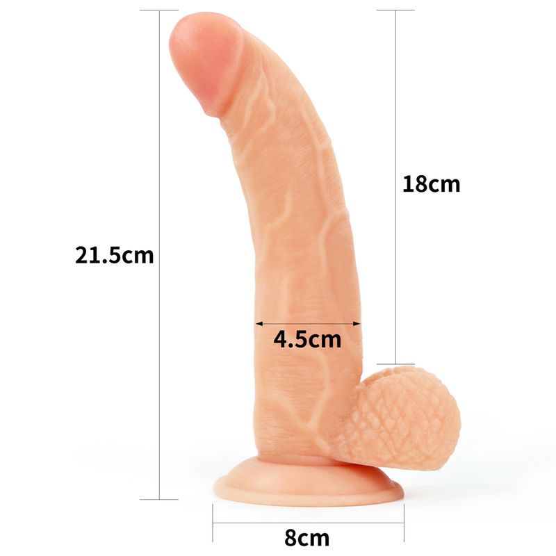 Easy Strap-on Set 8.5" (Flesh) > Dildos > Strap On Harnesses - Tophatter Daily Deals