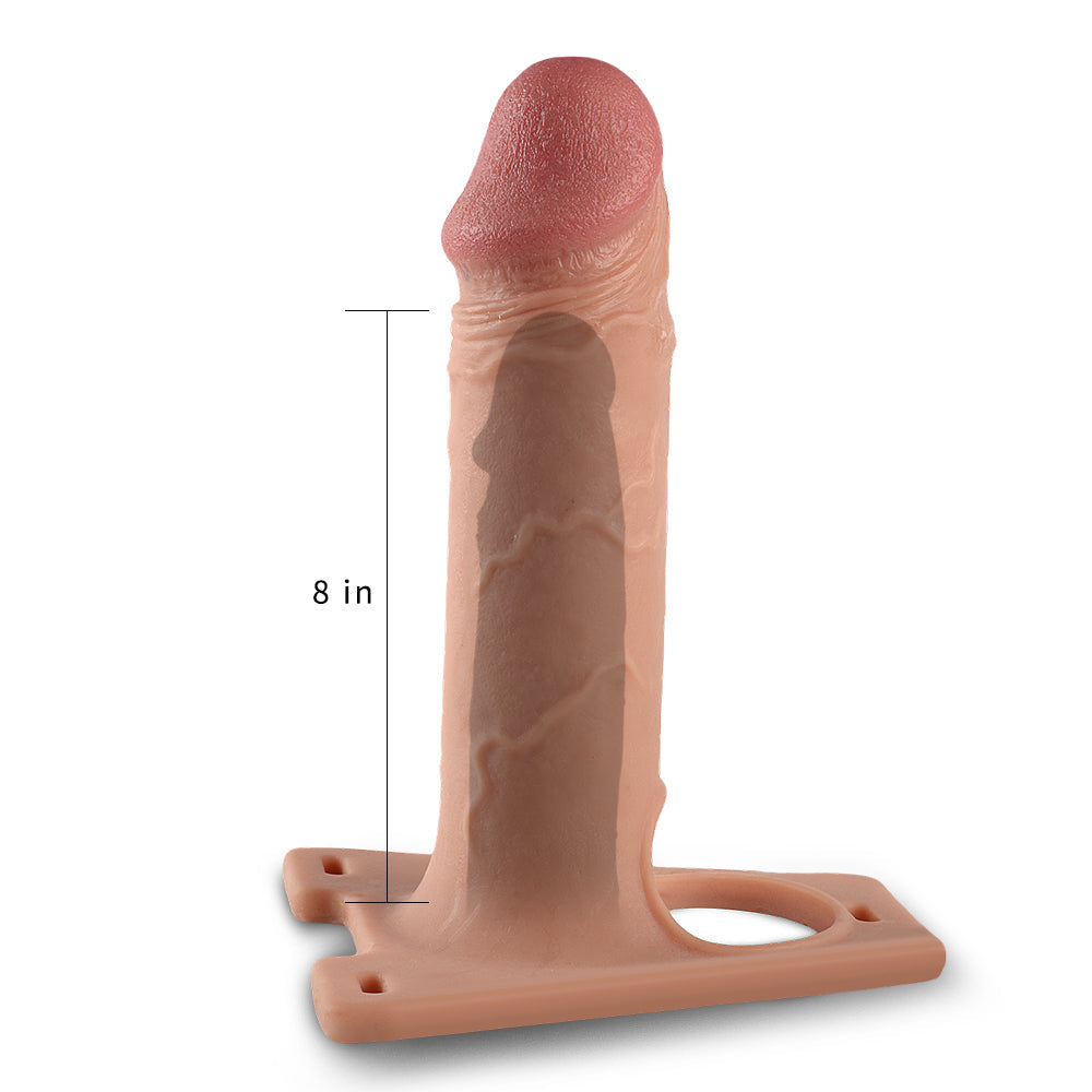 Hollow Big 8.5 Inch Strap-On (Flesh) – Silicone Hollow Dildo Strap-On > Dildos > Hollow Strap Ons - Tophatter Daily Deals