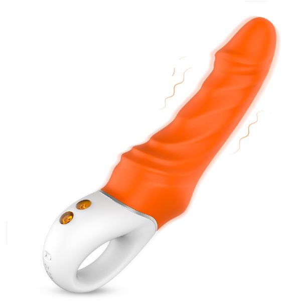 Tornado G-Spot Orange 231mm Long G-Spot Stimulator > Sex Toys For Ladies > G-Spot Vibrators - Tophatter Daily Deals