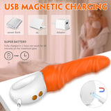 Tornado G-Spot Orange 231mm Long G-Spot Stimulator > Sex Toys For Ladies > G-Spot Vibrators - Tophatter Daily Deals