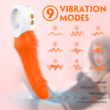 Tornado G-Spot Orange 231mm Long G-Spot Stimulator > Sex Toys For Ladies > G-Spot Vibrators - Tophatter Daily Deals