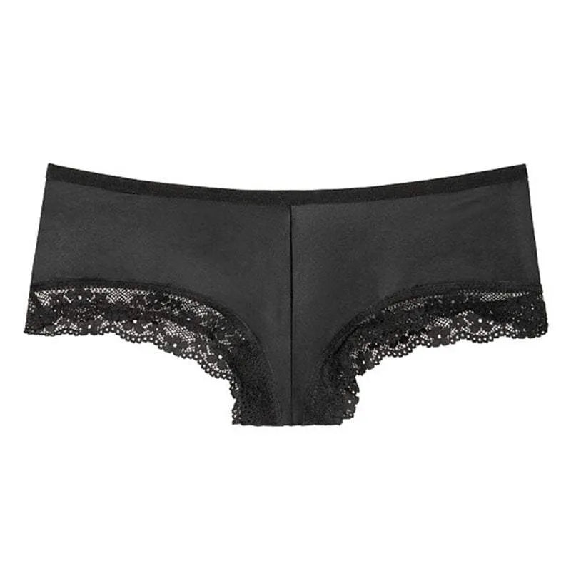 Sexy lace Trim Panties Thin silk Skating Silk Panties 0 - Tophatter Daily Deals