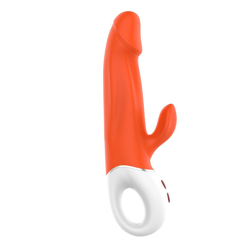 Wave Rabbit Orange Pleasure Device 227mm x 78mm > Vibrators > Ladies > Rabbit - Tophatter Daily Deals