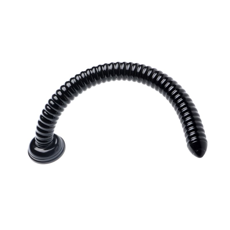 Ribbed Hose 19 Inch Flexible Dong with Suction Cup Base > Dildos > Double Dildos - Tophatter Daily Deals
