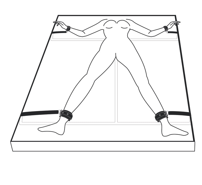 Under Mattress Restraint Set > Bondage Gear > Bed Restraints - Tophatter Daily Deals