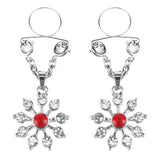 Ruby and Diamond Star Nipple Jewellery with Adjustable Rings > Sex Toys > Nipple Clips - Tophatter Daily Deals