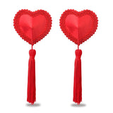 Reusable Red Heart Tassels Nipple Pasties > Clothes > Pasties - Tophatter Daily Deals