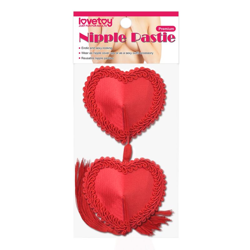 Reusable Red Heart Tassels Nipple Pasties > Clothes > Pasties - Tophatter Daily Deals