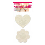 Lace Heart and Flower Nipple Pasties Twin Pack > Clothes > Pasties - Tophatter Daily Deals
