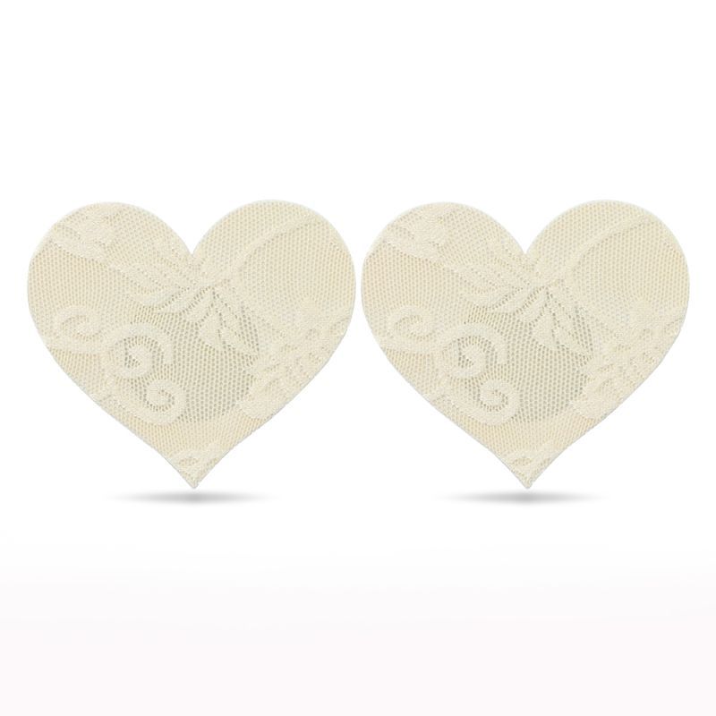 Lace Heart and Flower Nipple Pasties Twin Pack > Clothes > Pasties - Tophatter Daily Deals