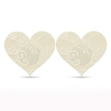 Lace Heart and Flower Nipple Pasties Twin Pack > Clothes > Pasties - Tophatter Daily Deals