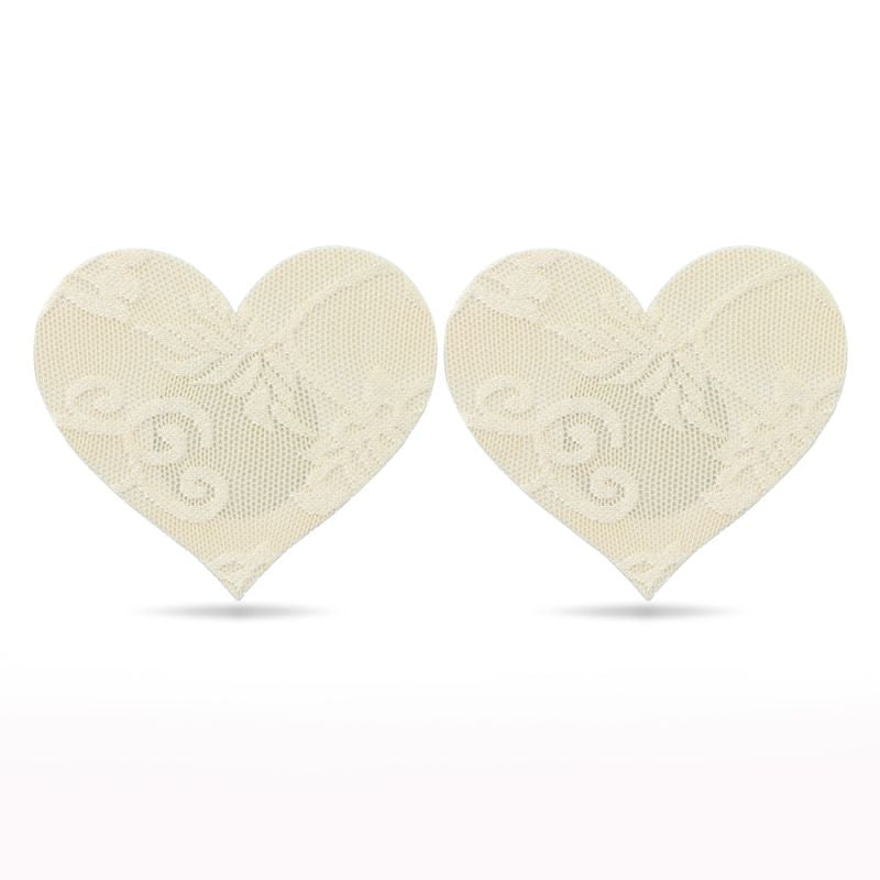 Lace Heart and Flower Nipple Pasties Twin Pack > Clothes > Pasties - Tophatter Daily Deals