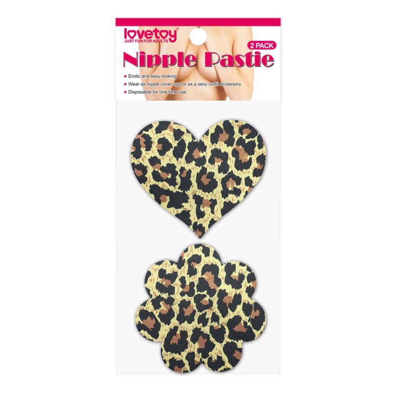 Leopard Sexy Nipple Pasties Twin Pack for Daring Outfit Accessories > Clothes > Pasties - Tophatter Daily Deals