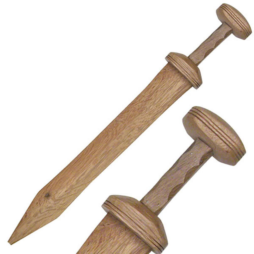 27" Hardwood Wooden Roman Gladius Sword - Tophatter's Guns'N'Weapons Store - FREE SHIPPING Collectible Weapons - Tophatter Daily Deals