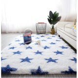 Bedside Pattern Carpet Living Room Tea Table Mat White 0 - Tophatter Daily Deals