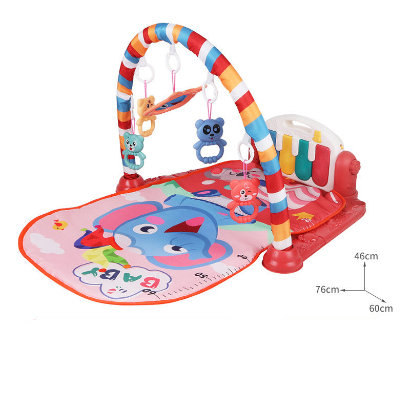 Baby Fitness Frame Music Pedal Piano Toy D 0 - Tophatter Daily Deals