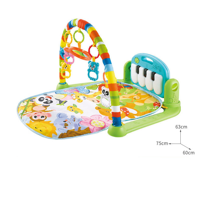 Baby Fitness Frame Music Pedal Piano Toy A 0 - Tophatter Daily Deals