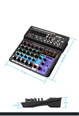 Bluetooth Sound Card Mixer Live Equipment Microphone Effector 0 - Tophatter Daily Deals
