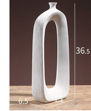 Art Ornament Family Interior Cabinet Office Decoration Furniture Furnishings White 0 - Tophatter Daily Deals