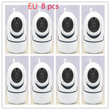1080P Home Security Surveillance Auto Tracking Camera US EU UK Plug White 8PCS EU 0 - Tophatter Daily Deals