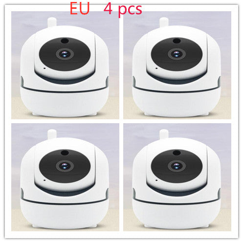 1080P Home Security Surveillance Auto Tracking Camera US EU UK Plug White 4PCS EU 0 - Tophatter Daily Deals