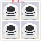 1080P Home Security Surveillance Auto Tracking Camera US EU UK Plug White 4PCS EU 0 - Tophatter Daily Deals