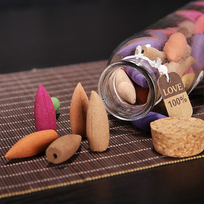 Backflow Incense Grain Natural Aromatherapy Indian Sandalwood Room Smoke Tower 0 - Tophatter Daily Deals