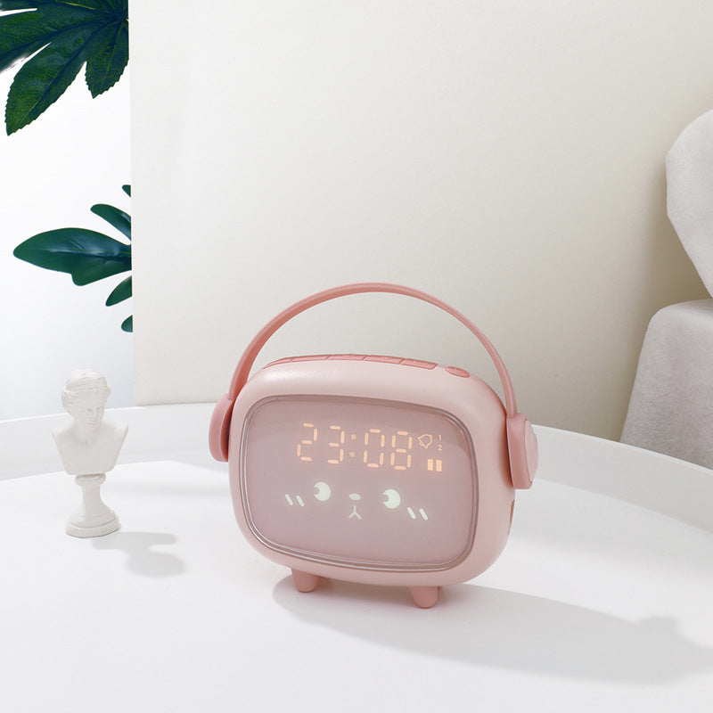Alarm-Clock Night-Light Home-Decor Kids Cute Timing Smart Countdown LED Pink 0 - Tophatter Daily Deals