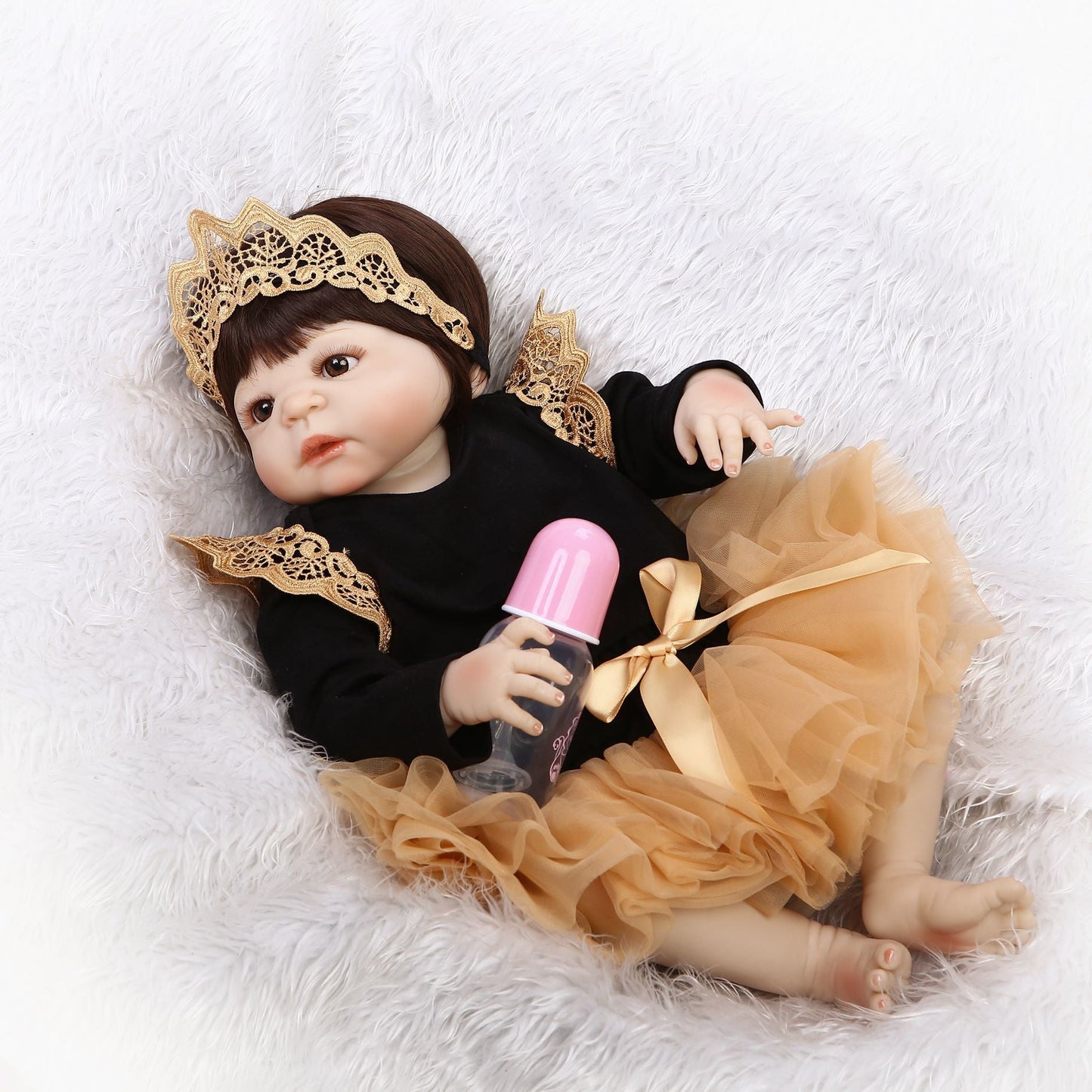 All-Plastic Simulation Baby Doll Reborn Baby 0 - Tophatter Daily Deals