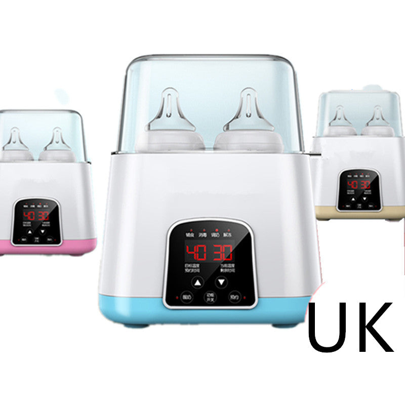 Baby 2 In 1 Warm Milk Sterilizer Heating Thermostat Khaki UK 0 - Tophatter Daily Deals